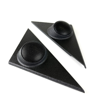 BMW E30 3er Tweeter Door Speaker Housing  Mirror Cover Left Right Black 42mm New