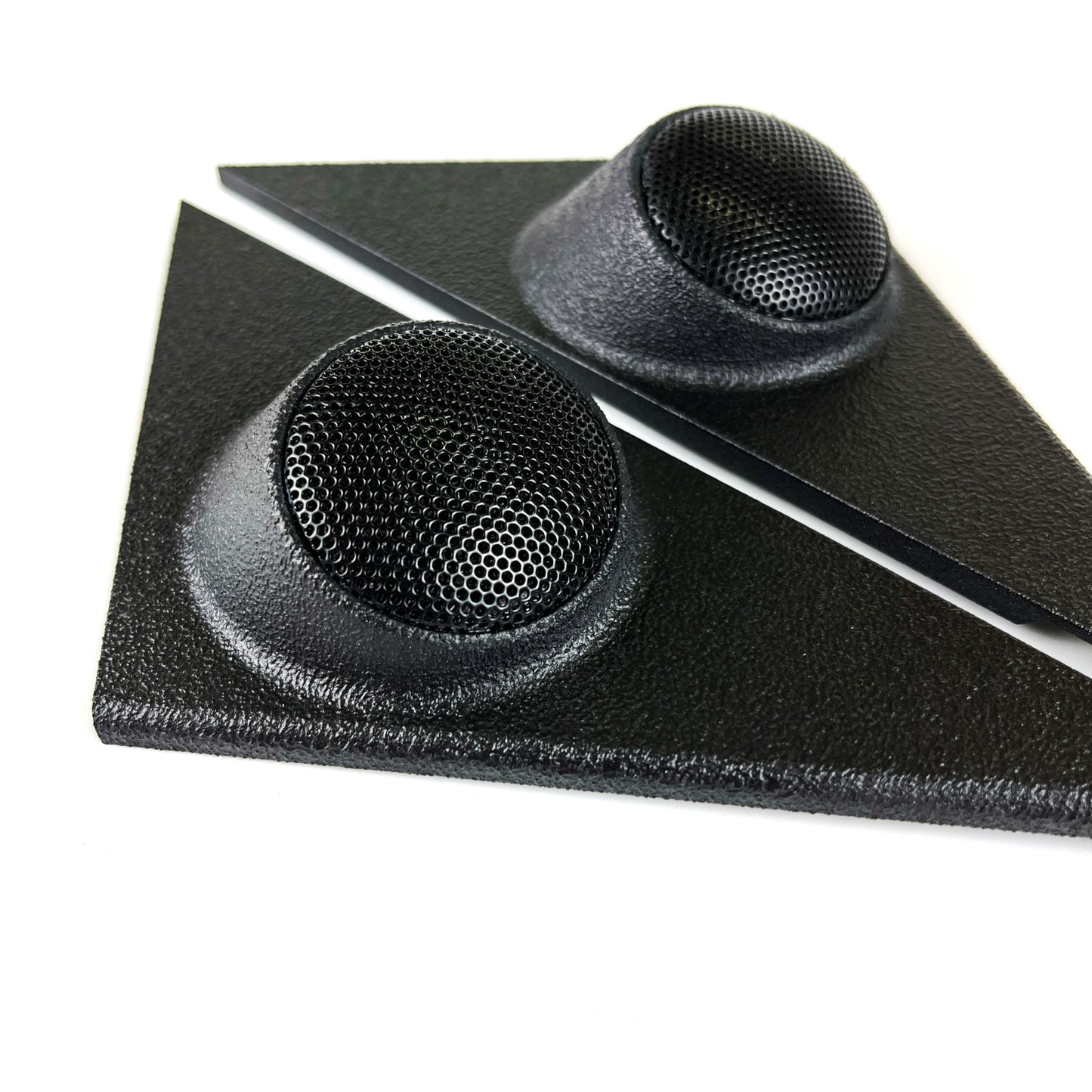 BMW E30 3er Tweeter Door Speaker Housing  Mirror Cover Left Right Black 42mm New