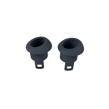 Jaguar XJ X350 Front Headlight Washer Nozzle Jet Cover Housing Primed 2x New